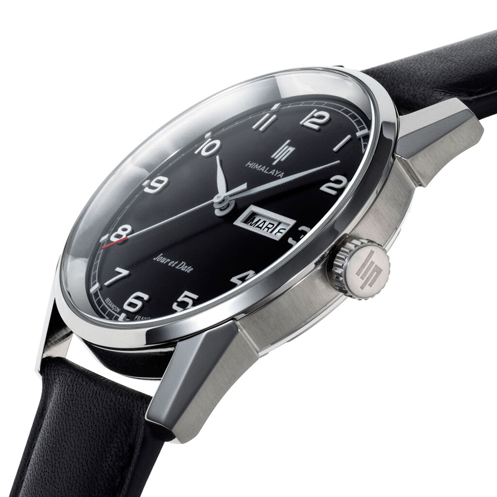 Montre Lip Himalaya 40 Noir - Montres Homme | Histoire d’Or