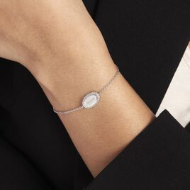 Bracelet Argent Blanc Ankur Oxydes De Zirconium - Bracelets fantaisie Femme | Histoire d’Or