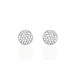 Boucles D'oreilles Puces Kristin Or Blanc Diamant - Clous d'oreilles Femme | Histoire d’Or
