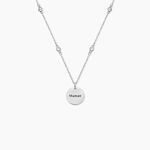 Collier Moa Argent Blanc Oxyde De Zirconium - Colliers fantaisie Femme | Histoire d&rsquo;Or