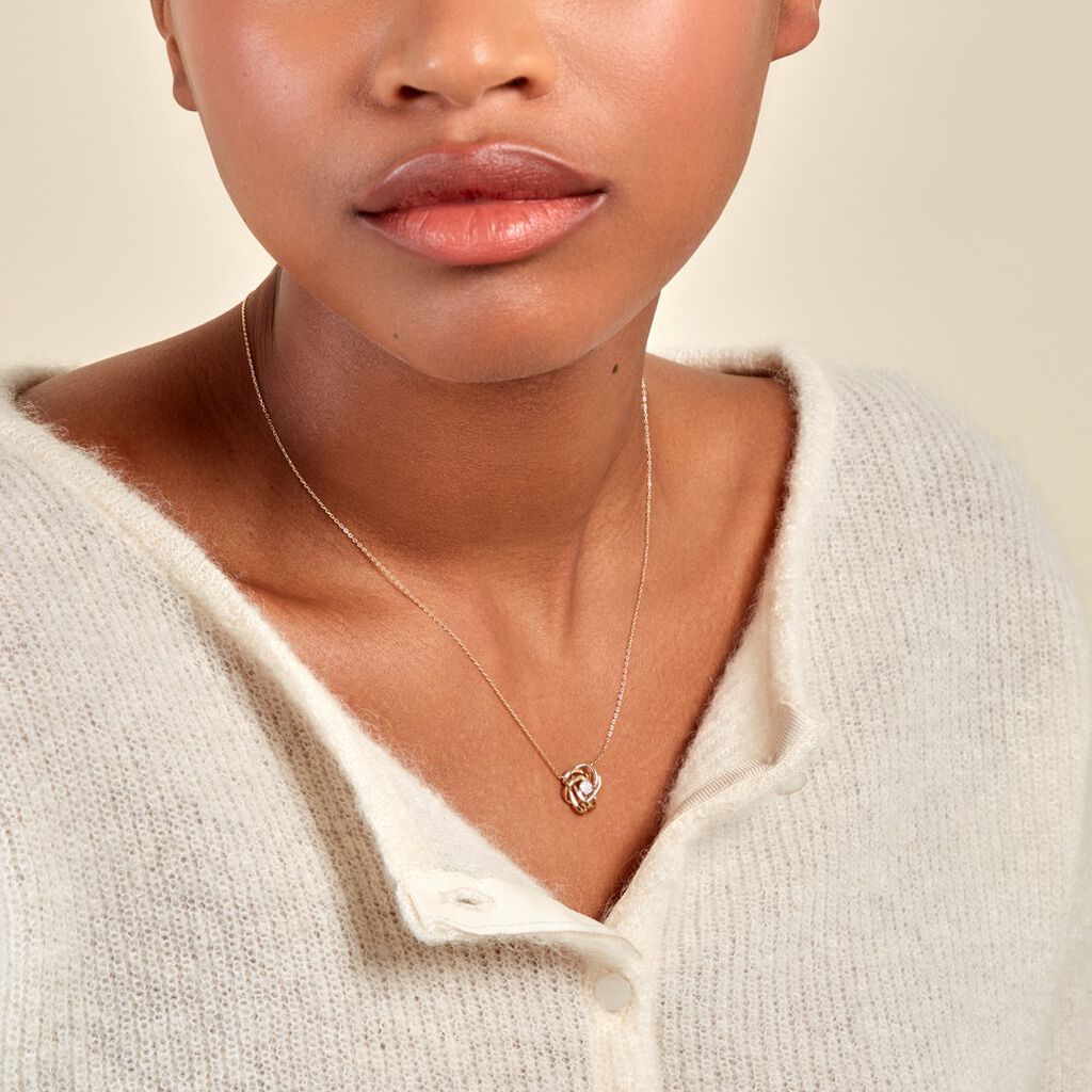 Collier Or Jaune Afua Diamants - Colliers Femme | Histoire d’Or