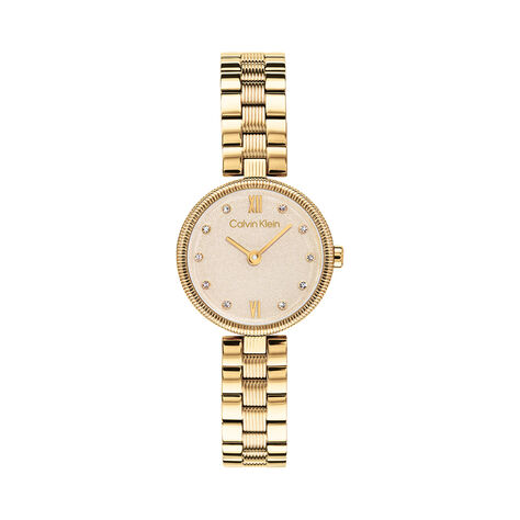 Montre Calvin Klein Gleam Champagne - Montres Femme | Histoire d&rsquo;Or