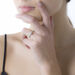 Bague Solitaire Guenolee Or Blanc Diamant - Bagues solitaires Femme | Histoire d’Or