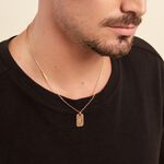 Collier Plaqu&eacute; Or Quintien - Colliers Zodiaque Homme | Histoire d&rsquo;Or
