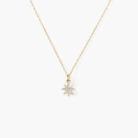 Collier Vangelis Or Jaune Diamant - Colliers Femme | Histoire d’Or