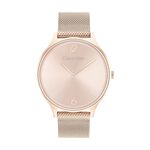 Montre Calvin Klein Timeless 2h Rose - Id&eacute;es cadeaux Femme | Histoire d&rsquo;Or