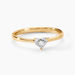 Bague Diamotion Or Jaune Diamant - Bagues solitaires Femme | Histoire d’Or