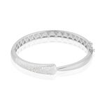 Bracelet Jonc Andie Argent Blanc Oxyde De Zirconium - Bracelets joncs Femme | Histoire d&rsquo;Or