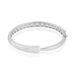 Bracelet Jonc Andie Argent Blanc Oxyde De Zirconium - Bracelets joncs Femme | Histoire d’Or