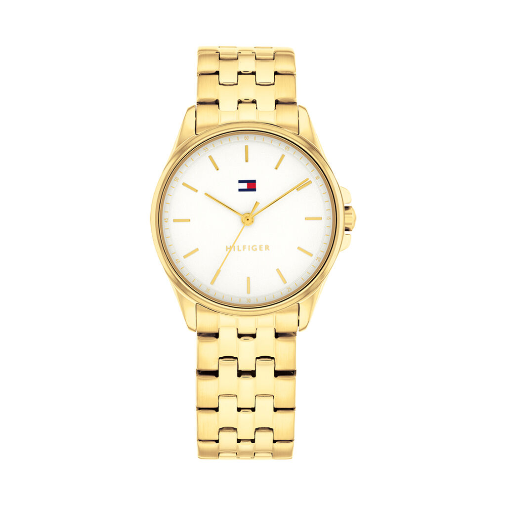 Montre Tommy Hilfiger Jade Blanc - Montres Femme | Histoire d&rsquo;Or