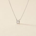 Collier Kariane Argent Blanc Oxyde De Zirconium - Colliers fantaisie Femme | Histoire d&rsquo;Or