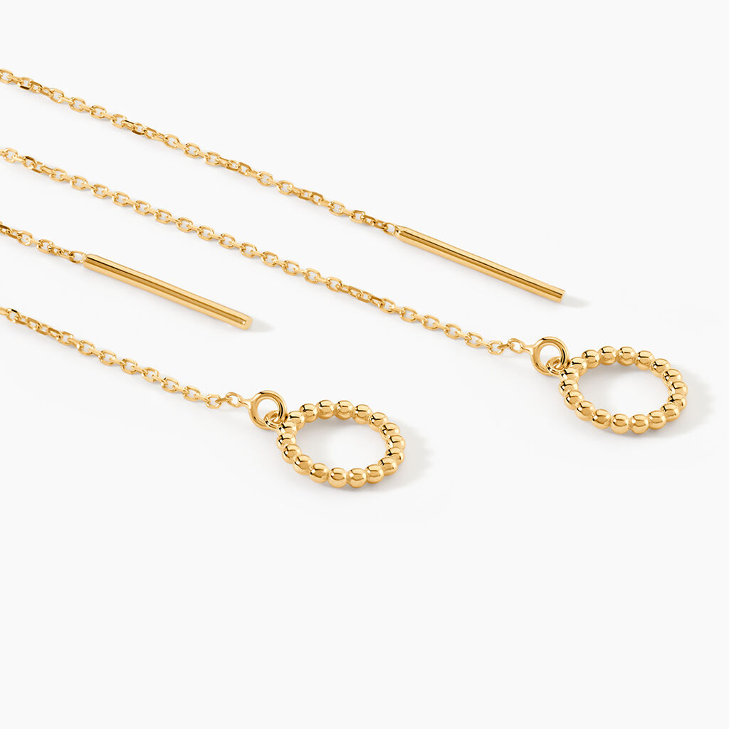 Boucles D'oreilles Pendantes Albya Or Jaune - Boucles d'oreilles pendantes Femme | Histoire d&rsquo;Or