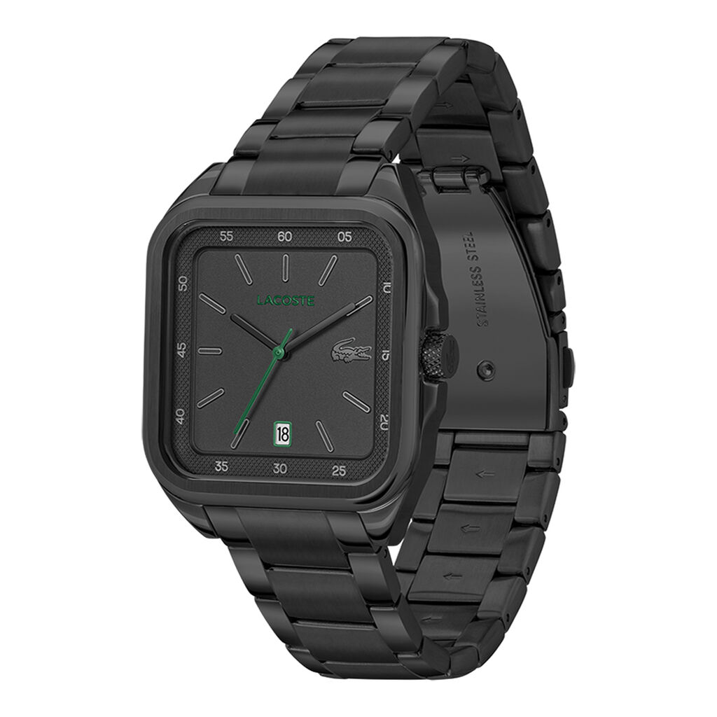 Montre Lacoste .12.12 Up Noir - Id&eacute;es cadeaux Homme | Histoire d&rsquo;Or