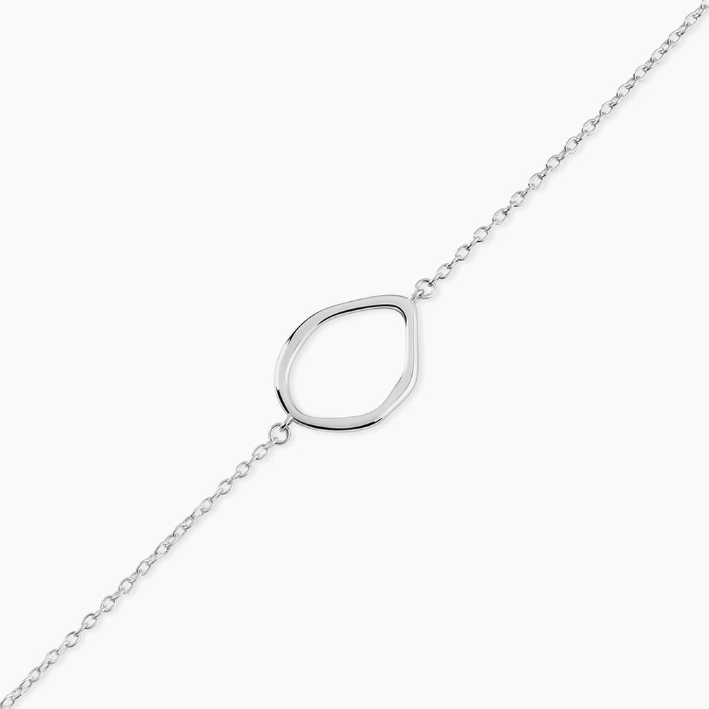Bracelet Paros Argent Blanc - Bijoux sans pierre Femme | Histoire d&rsquo;Or