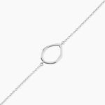 Bracelet Paros Argent Blanc - Bijoux sans pierre Femme | Histoire d&rsquo;Or