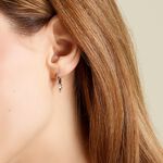 Cr&eacute;oles Olmos Argent Blanc - Boucles d'oreilles cr&eacute;oles Femme | Histoire d&rsquo;Or