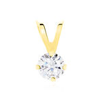 Pendentif Mabila Or Jaune Oxyde De Zirconium - Pendentifs Femme | Histoire d&rsquo;Or