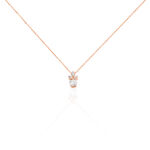 Collier Alicea Or Rose Diamant - Colliers Femme | Histoire d&rsquo;Or