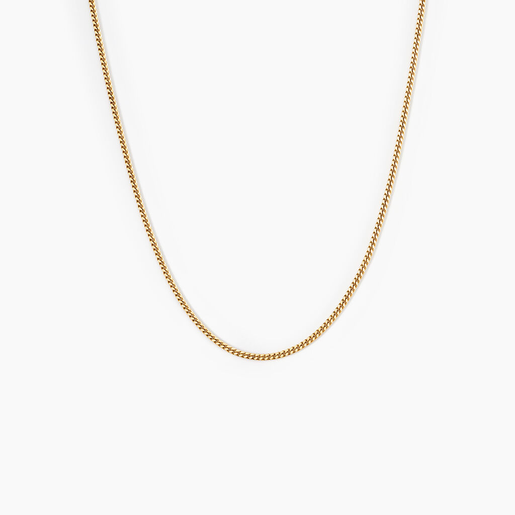 Cha&icirc;ne Imad Maille Gourmette Or Jaune - Chaines Femme | Histoire d&rsquo;Or