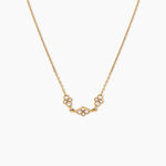 Collier Dainty Plaqu&eacute; Or Jaune Oxyde De Zirconium - Colliers Femme | Histoire d&rsquo;Or