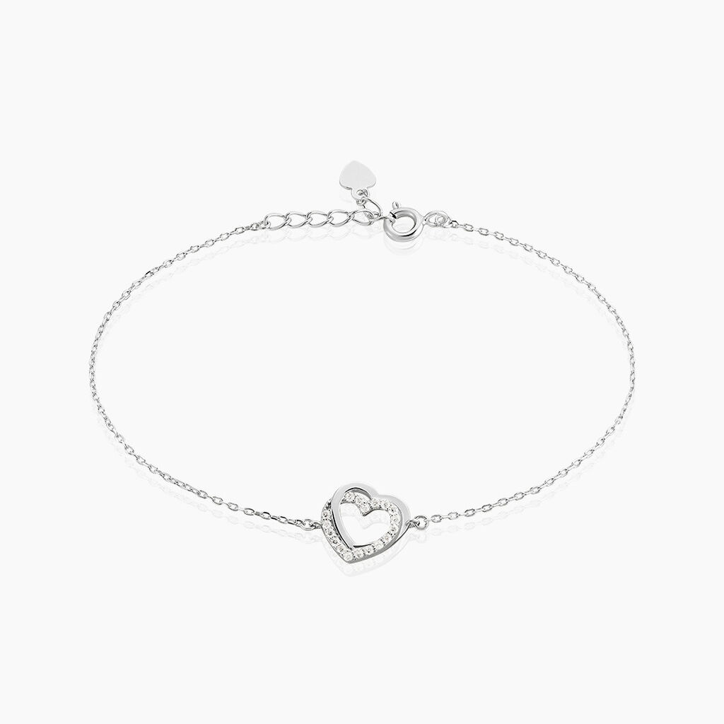 Bracelet Atoum Argent Oxyde De Zirconium - Bracelets Femme | Histoire d’Or
