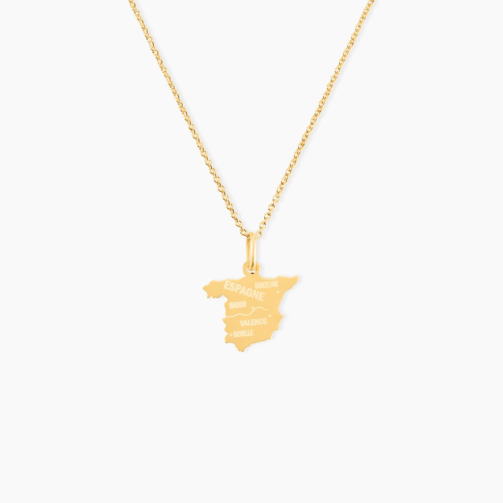 Pendentif Gaietana Espagne Or Jaune - Pendentifs Famille | Histoire d&rsquo;Or