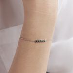 Bracelet Karrie Argent Blanc Oxyde De Zirconium - Bracelets Femme | Histoire d&rsquo;Or