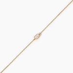 Bracelet Cerise Plaqu&eacute; Or Jaune Oxyde De Zirconium - Bracelets Femme | Histoire d&rsquo;Or