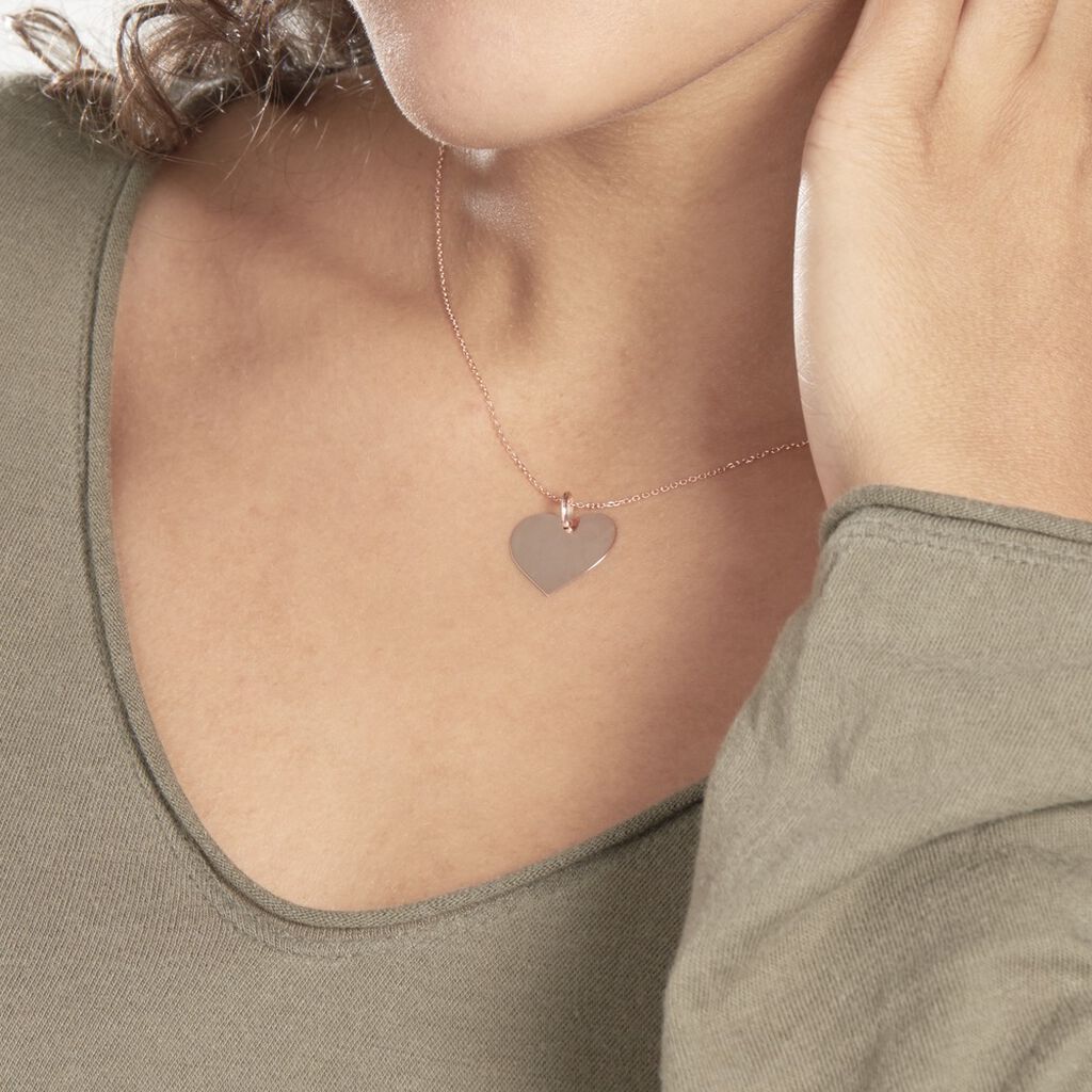 Pendentif Lisa Or Rose - Cadeaux de naissance Femme | Histoire d’Or