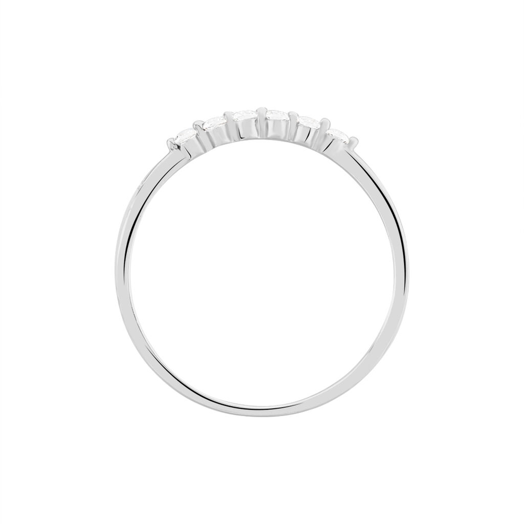 Bague Jaquelyn Argent Blanc Oxyde De Zirconium - Bagues avec pierre Femme | Histoire d’Or
