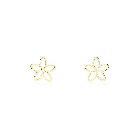 Boucles D'oreilles Puces Dacre Or Jaune - Clous d'oreilles Femme | Histoire d’Or