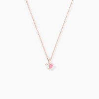 Collier Myhalf Argent Rose Oxyde De Zirconium