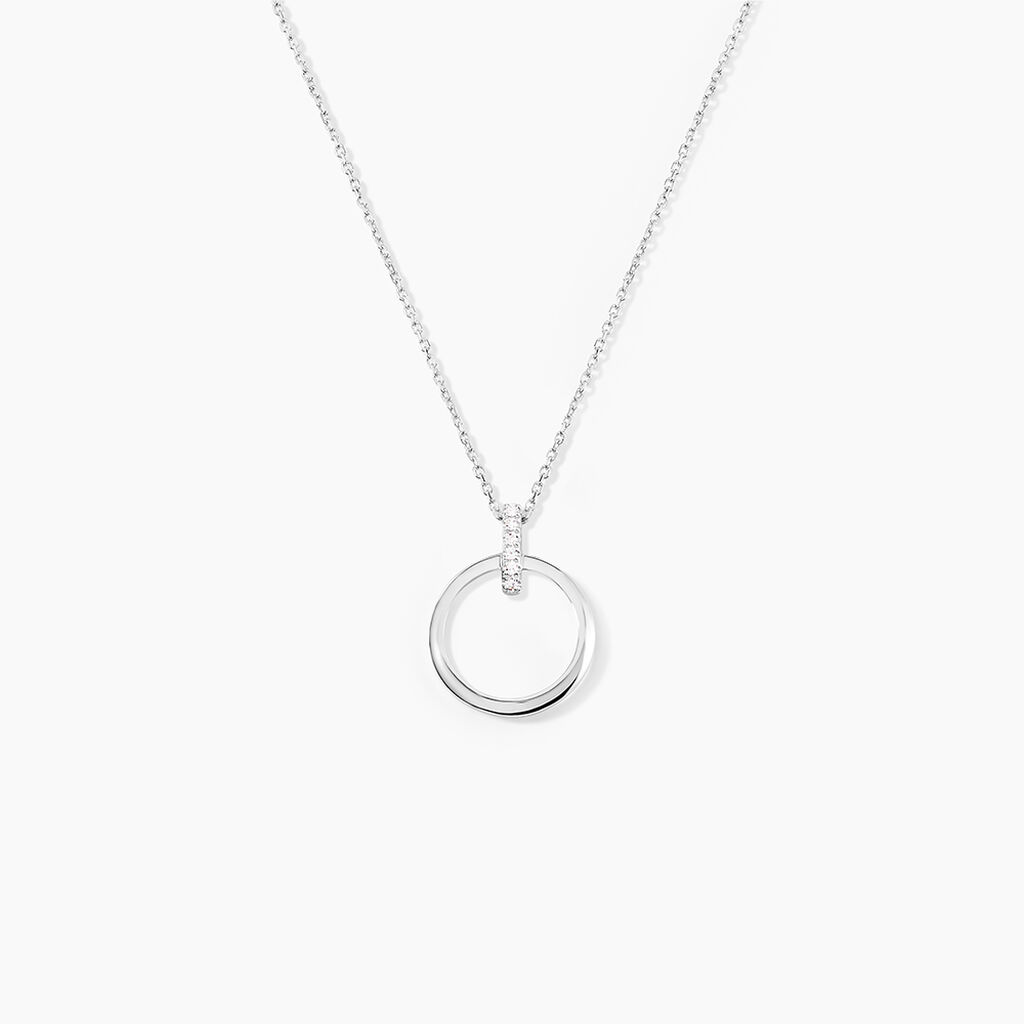 Collier Melissande Or Blanc Diamant - Colliers Femme | Histoire d&rsquo;Or