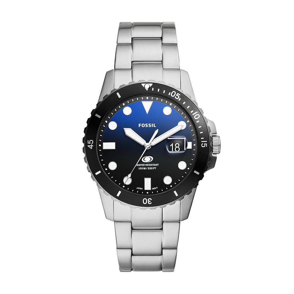 Montre Fossil Blue Dive Bleu