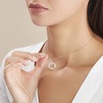 Pendentif Elio M Argent Blanc - Pendentifs Famille | Histoire d&rsquo;Or