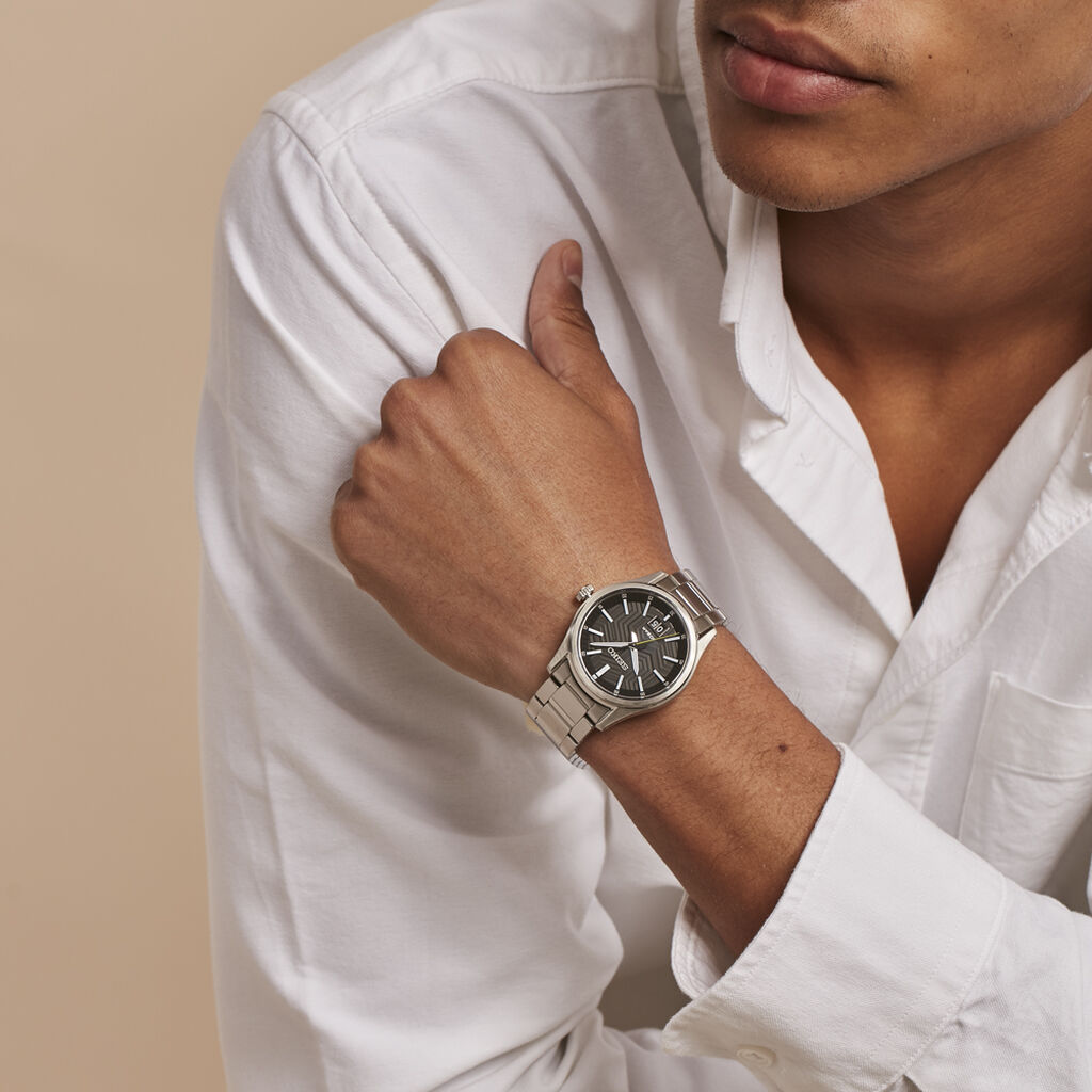 Montre Seiko Classique Noir - Montres Homme | Histoire d’Or