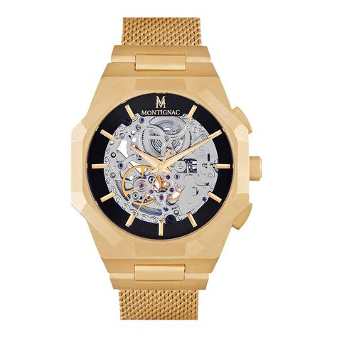 Montre Montignac M Automatique Noir - Montres Homme | Histoire d’Or