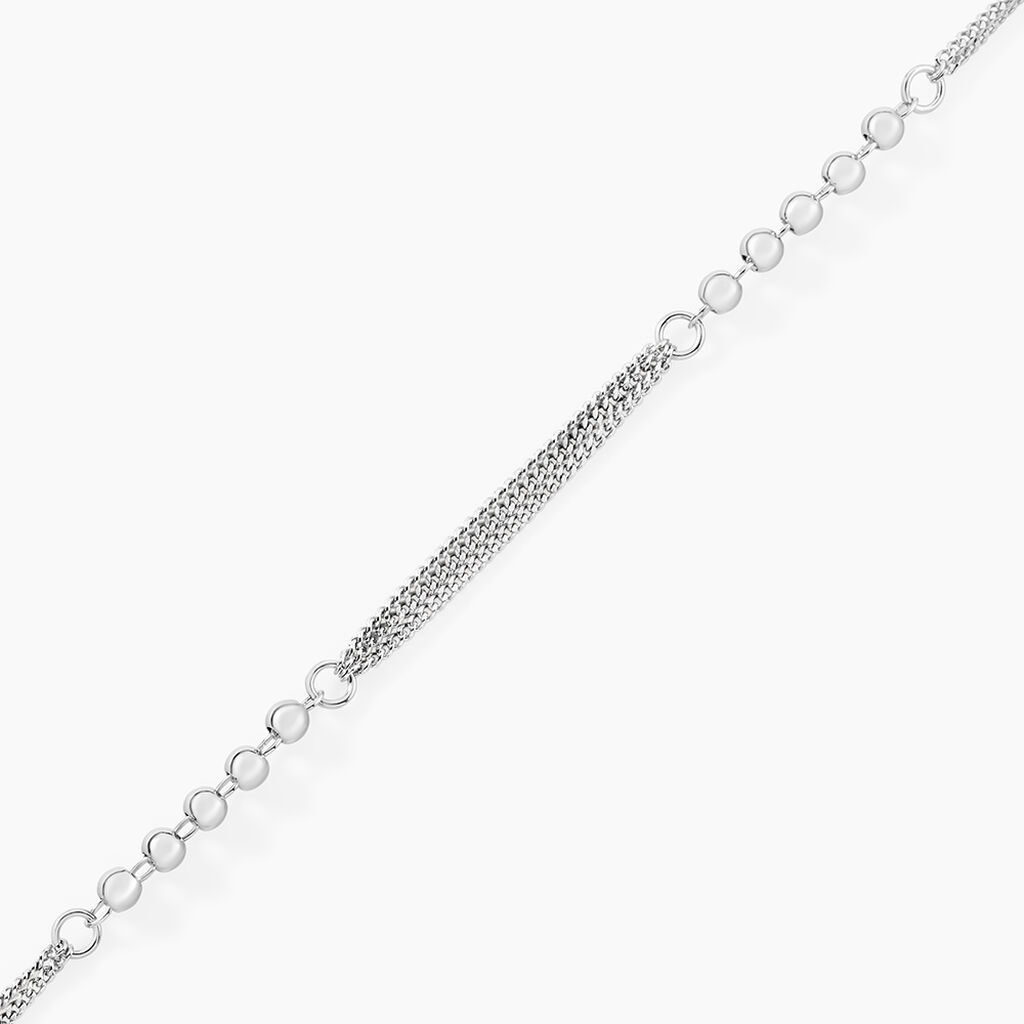 Bracelet Melodie Argent Blanc - Bracelets Femme | Histoire d&rsquo;Or
