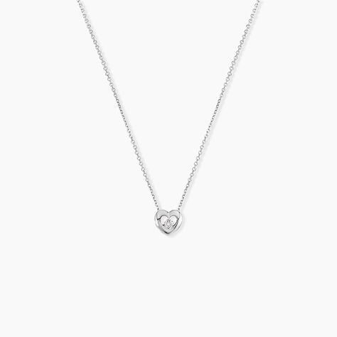 Collier Purete Or Blanc Diamant - Colliers Femme | Histoire d&rsquo;Or