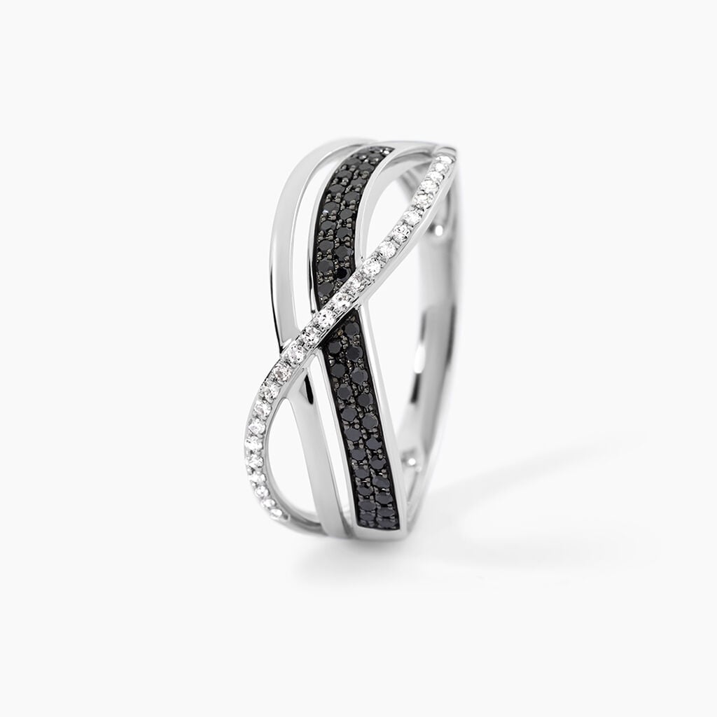Bague Emilie Or Blanc Diamant - Bagues 18 carats Femme | Histoire d&rsquo;Or