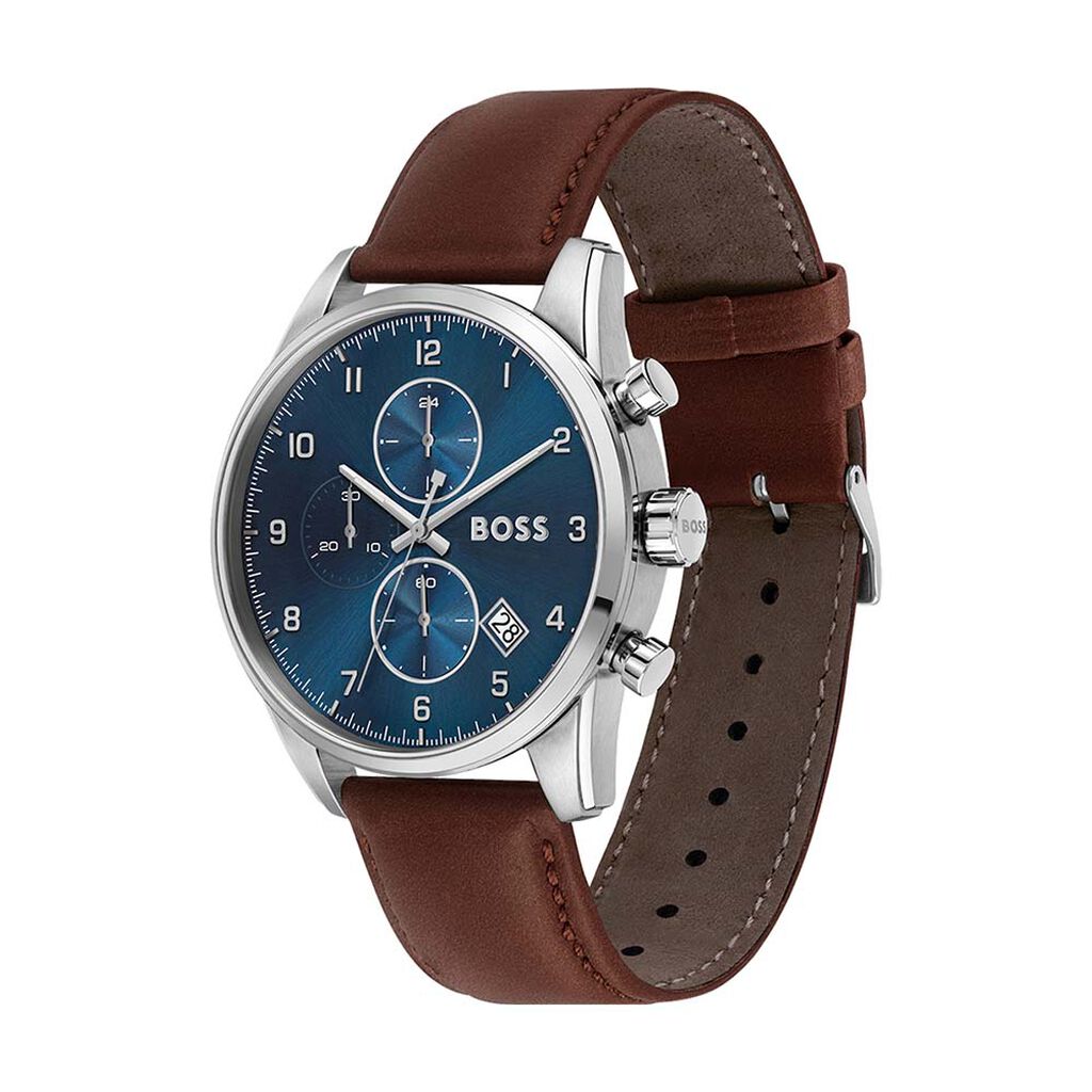 Montre Boss Skymaster Bleu - Montres Homme | Histoire d’Or