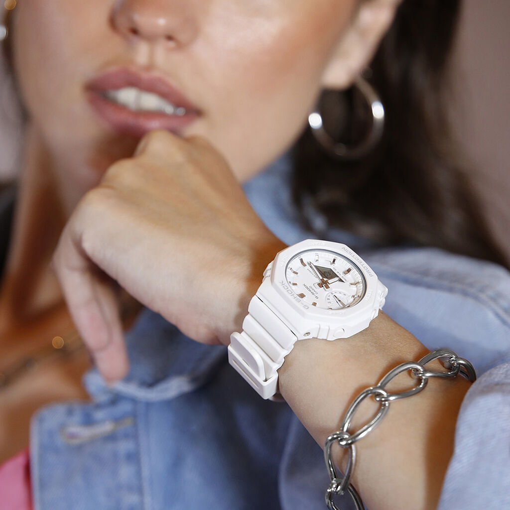 Montre Casio G-shock Blanc - Montres Femme | Histoire d’Or