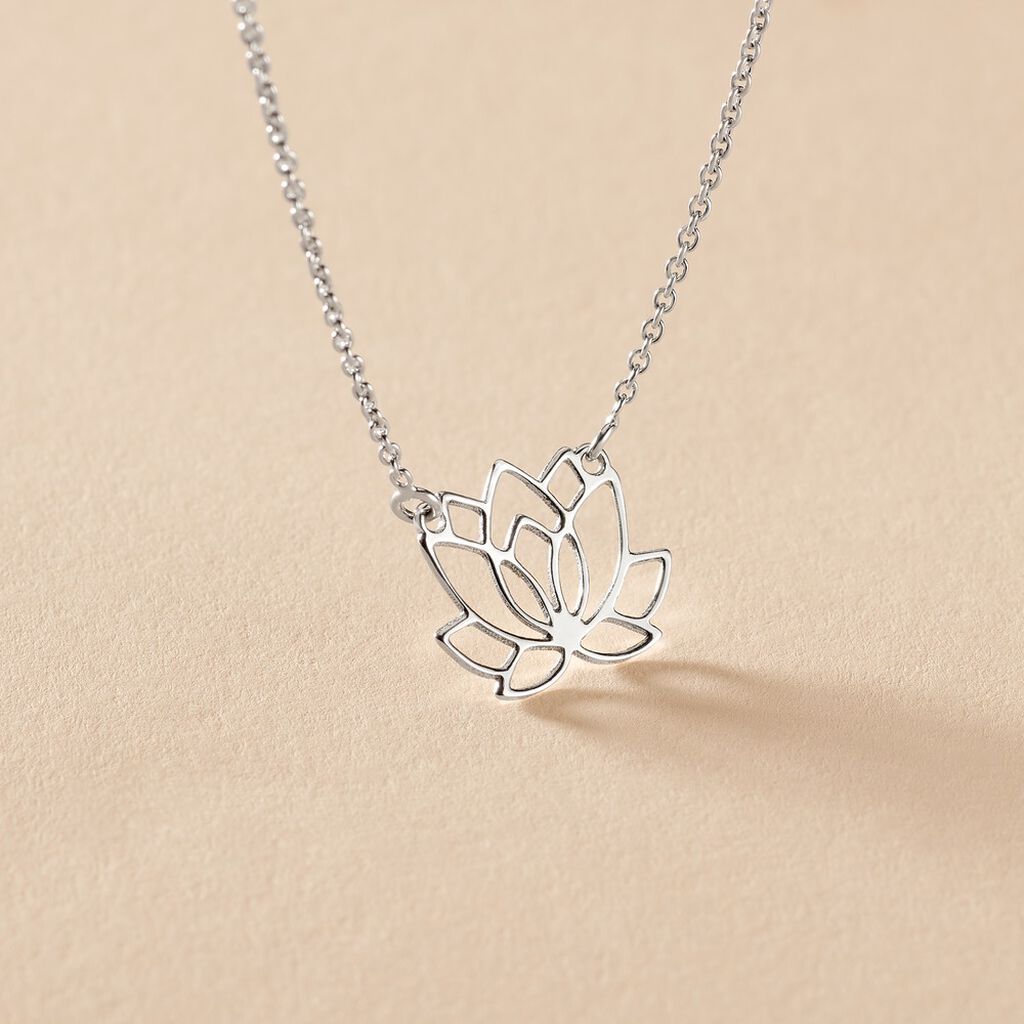 Collier Maylie Argent Blanc - Colliers fantaisie Femme | Histoire d’Or