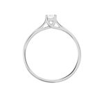 Bague Solitaire Victoria Or Blanc Diamant - Bagues solitaires Femme | Histoire d&rsquo;Or