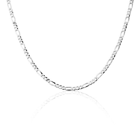 Collier Vivian Argent Blanc - Chaines Homme | Histoire d’Or