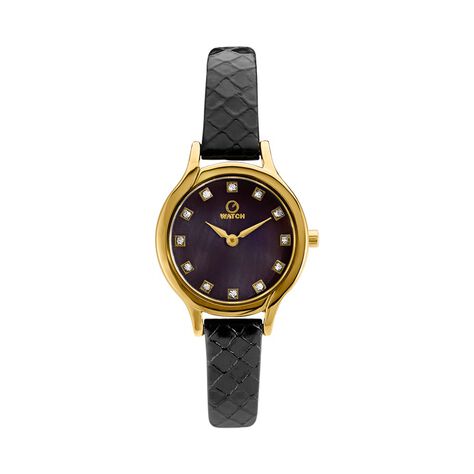 Montre O Watch Tiny Noir - Montres Femme | Histoire d’Or