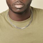 Collier Frederic Acier Blanc - Colliers fantaisie Homme | Histoire d&rsquo;Or