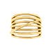 Bague Gold Aura Acier Jaune - Bagues fantaisie Femme | Histoire d’Or