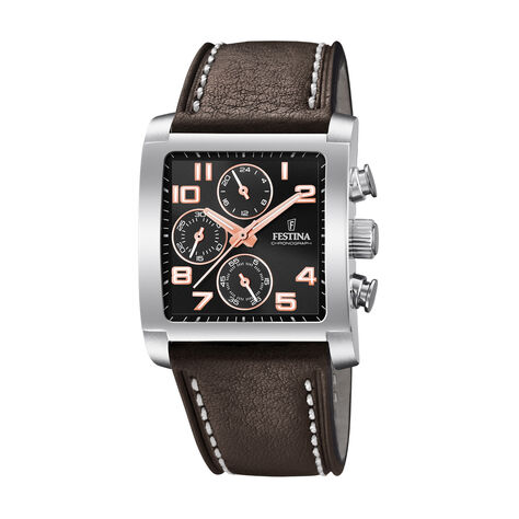 Montre Festina Timeless Chronograph Noir - Montres Homme | Histoire d’Or