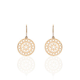 Boucles D'oreilles Pendantes Celso Plaqué Or Jaune - Boucles d'oreilles fantaisie Femme | Histoire d’Or